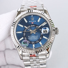 【ブルー 、42 mm】ROLEX スカイドゥエラー 326934 時計はどうですか？